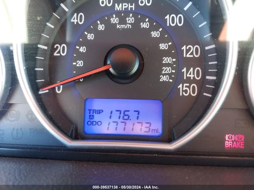 2010 Hyundai Veracruz Limited VIN: KM8NU4CC8AU104393 Lot: 39537138