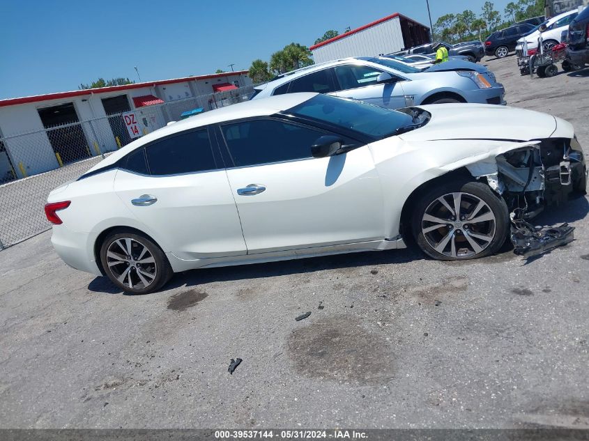 2017 Nissan Maxima 3.5S/Sv/Sl/Sr/Plat VIN: 1N4AA6AP3HC398577 Lot: 39537144