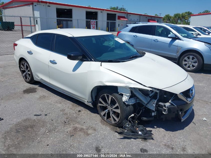 2017 Nissan Maxima 3.5S/Sv/Sl/Sr/Plat VIN: 1N4AA6AP3HC398577 Lot: 39537144