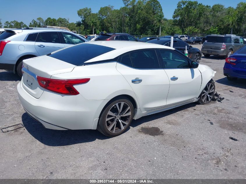 2017 Nissan Maxima 3.5S/Sv/Sl/Sr/Plat VIN: 1N4AA6AP3HC398577 Lot: 39537144