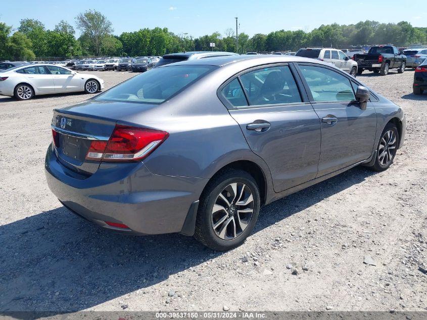 2014 Honda Civic Ex VIN: 19XFB2F89EE058040 Lot: 39537150