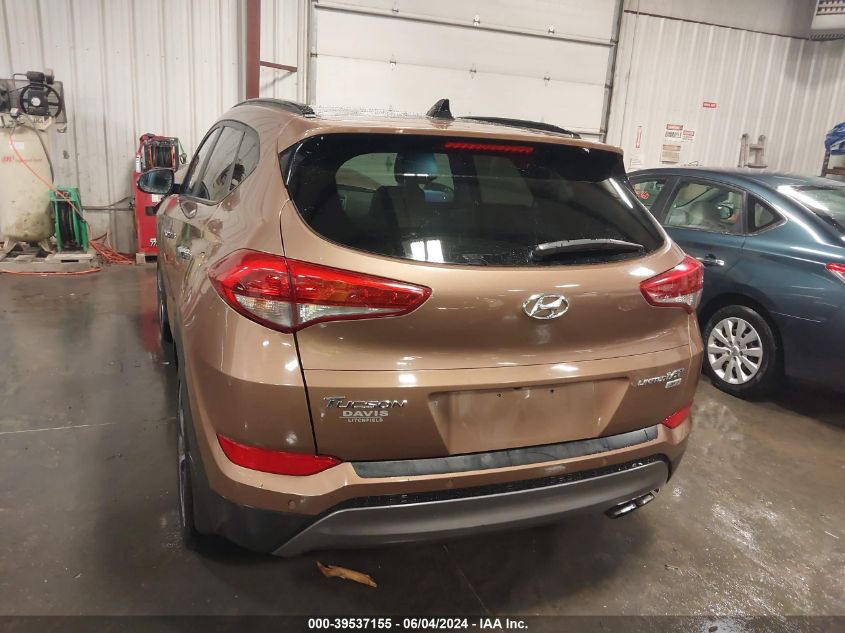 2016 Hyundai Tucson Limited VIN: KM8J3CA22GU101746 Lot: 39537155