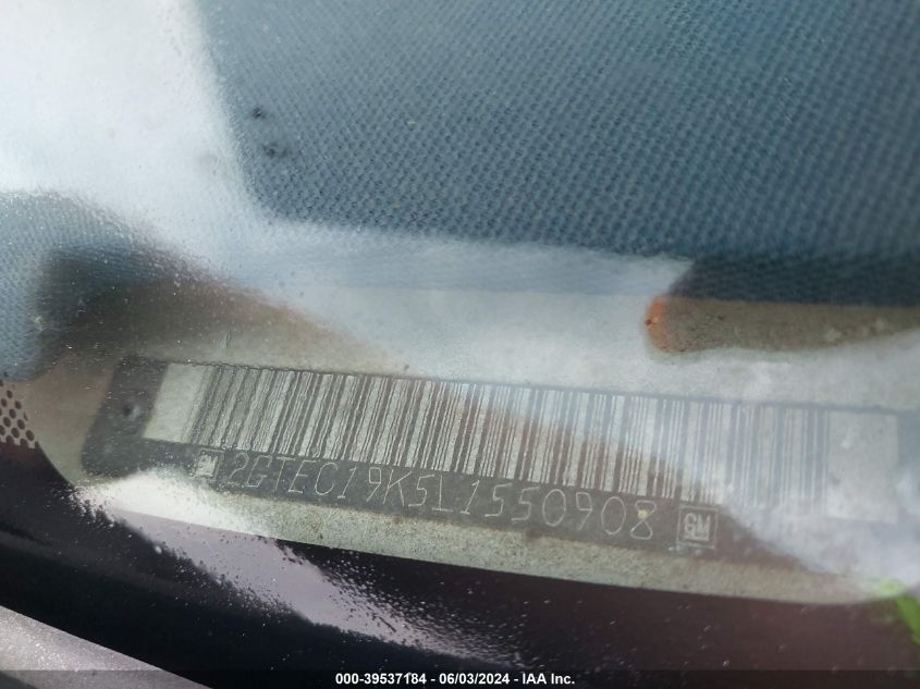 1990 GMC Sierra C1500 VIN: 2GTEC19K5L1550908 Lot: 39537184