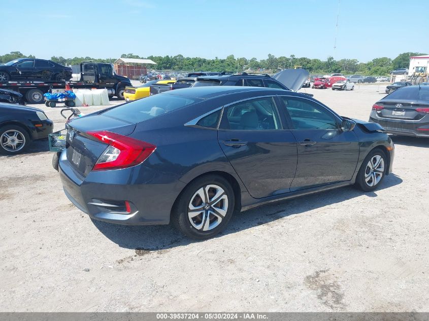 2018 Honda Civic Lx VIN: 19XFC2F50JE024761 Lot: 39537204