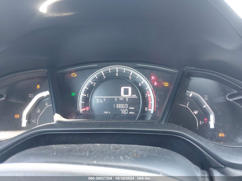 2018 Honda Civic Lx VIN: 19XFC2F50JE024761 Lot: 39537204