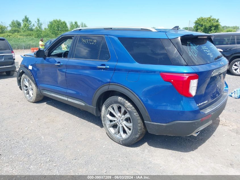 2021 Ford Explorer Limited VIN: 1FMSK8FH1MGB33809 Lot: 39537209