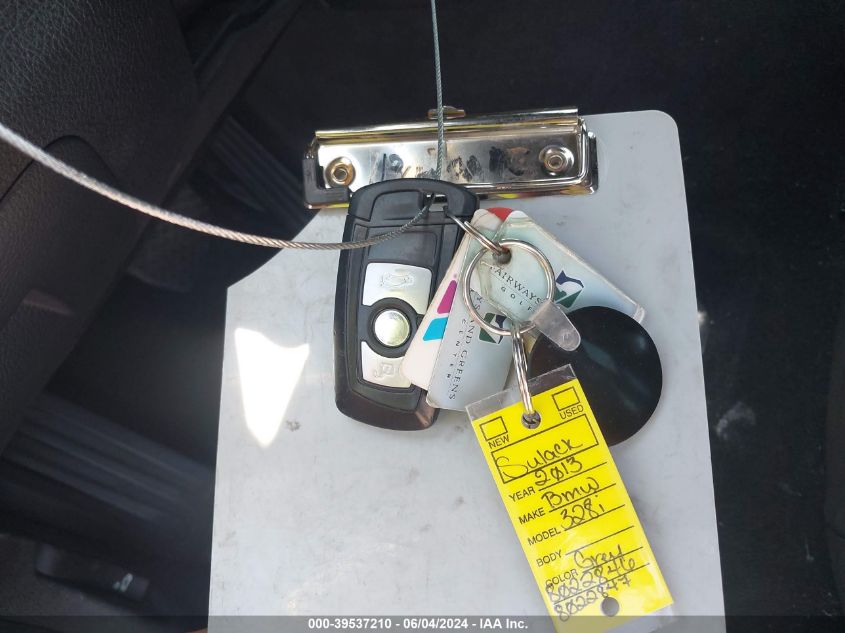 2013 BMW 328I VIN: WBA3A5G59DNP22839 Lot: 39537210