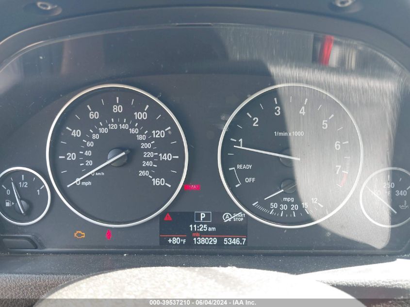 2013 BMW 328I VIN: WBA3A5G59DNP22839 Lot: 39537210