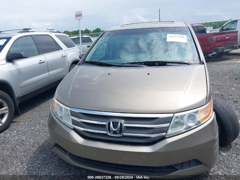 2011 Honda Odyssey Ex-L VIN: 5FNRL5H69BB053787 Lot: 39537226