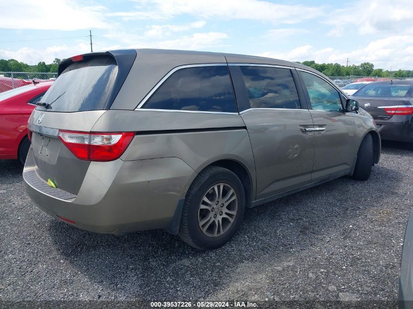 2011 Honda Odyssey Ex-L VIN: 5FNRL5H69BB053787 Lot: 39537226