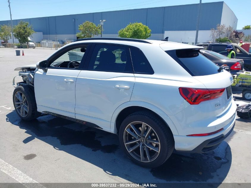 2023 Audi Q3 Premium 45 Tfsi S Line Quattro Tiptronic VIN: WA1DECF31P1122967 Lot: 39537232