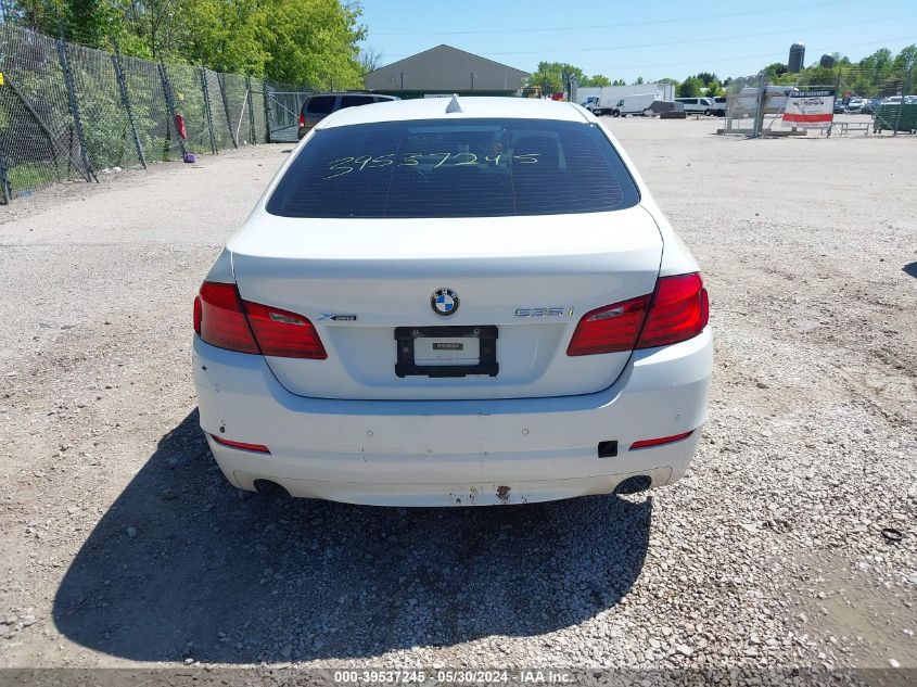 2013 BMW 535I xDrive VIN: WBAFU7C52DDU75501 Lot: 39537245