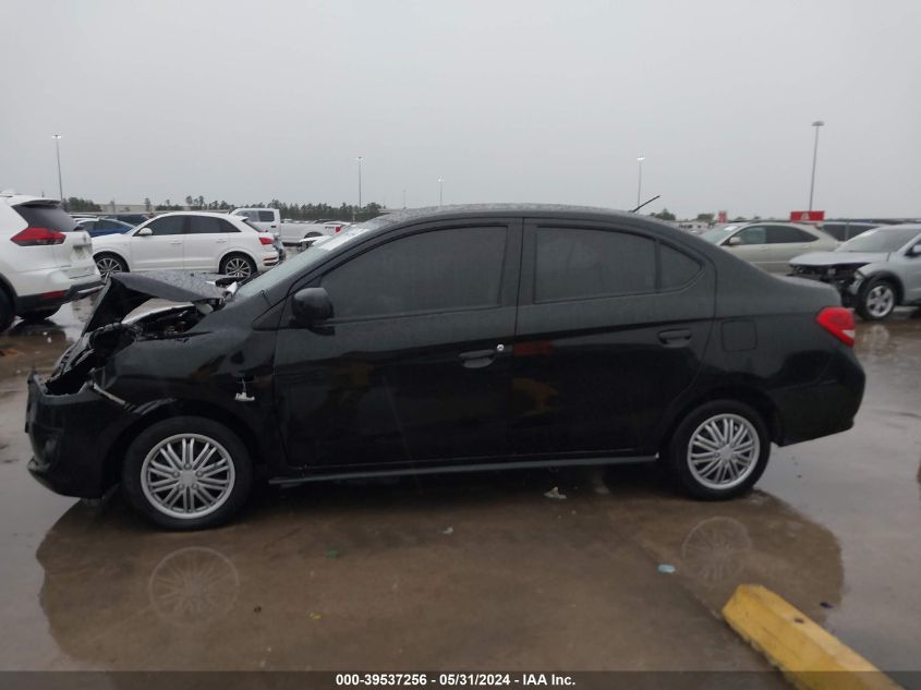 2020 Mitsubishi Mirage G4 Es VIN: ML32F3FJ8LHF06163 Lot: 39537256