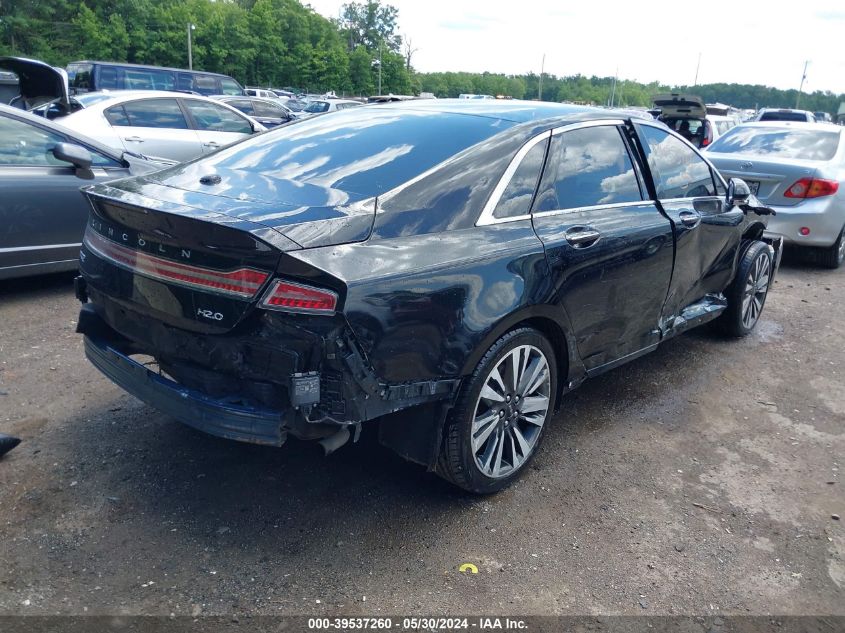 2017 Lincoln Mkz Hybrid Reserve VIN: 3LN6L5MU5HR640997 Lot: 39537260