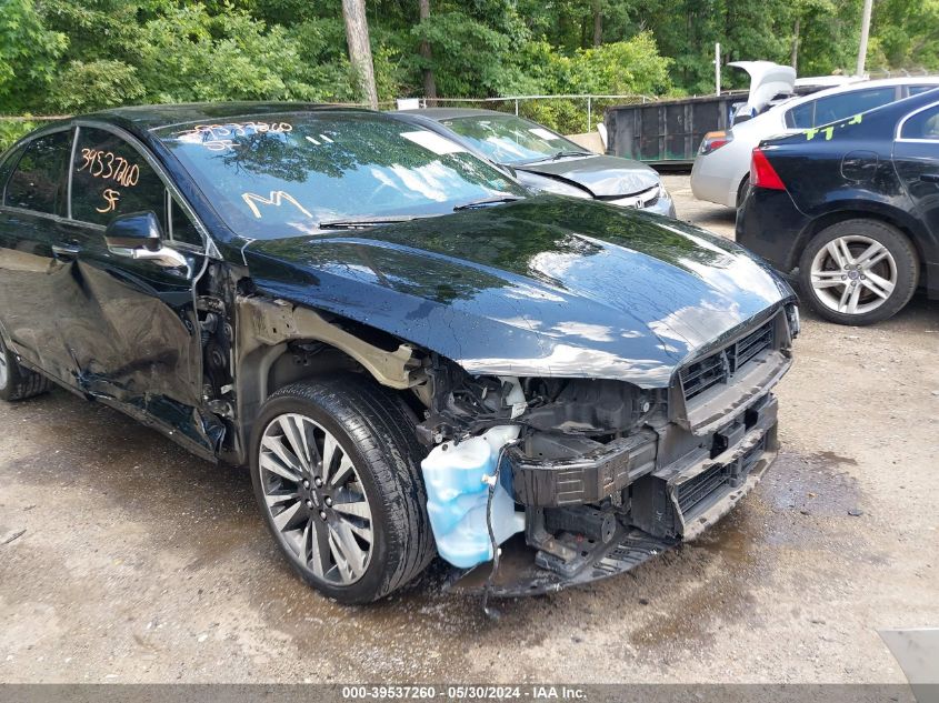 2017 Lincoln Mkz Hybrid Reserve VIN: 3LN6L5MU5HR640997 Lot: 39537260