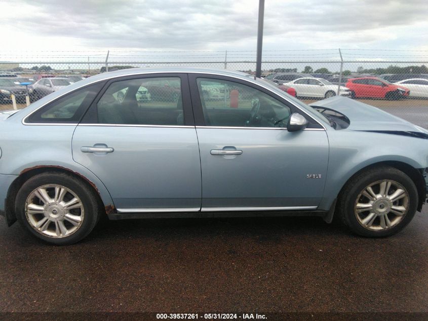 2008 Mercury Sable Premier VIN: 1MEHM42L48G606953 Lot: 39537261