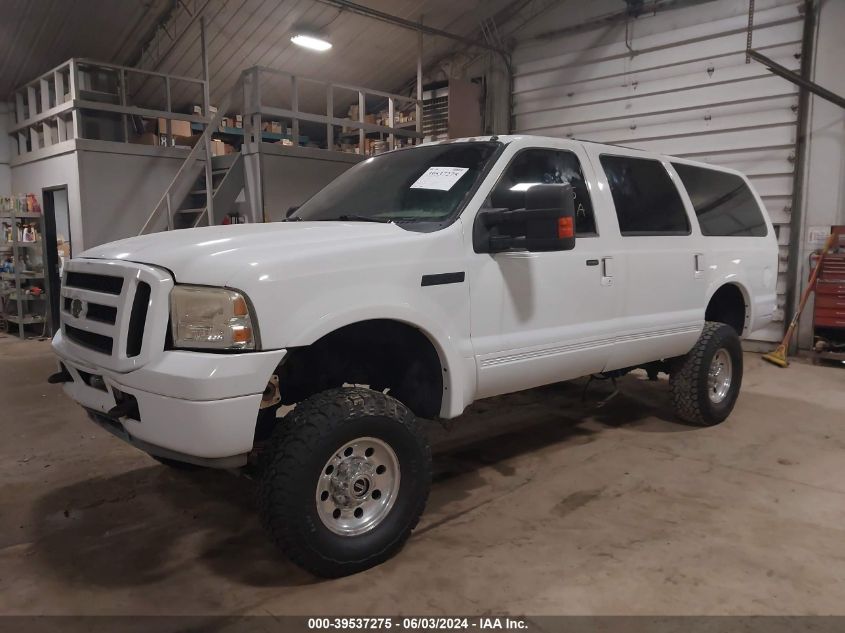 2005 Ford Excursion Eddie Bauer VIN: 1FMNU45S15EB01632 Lot: 39537275