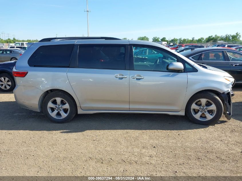 2020 Toyota Sienna Le VIN: 5TDKZ3DC7LS045474 Lot: 39537294