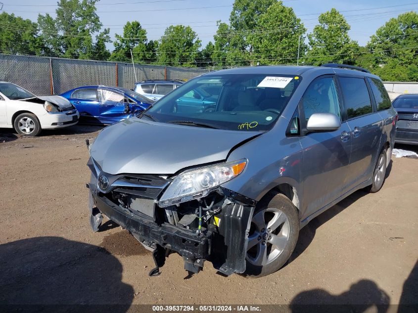 2020 Toyota Sienna Le VIN: 5TDKZ3DC7LS045474 Lot: 39537294