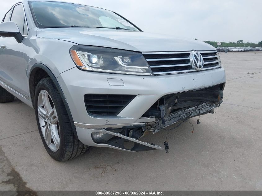 2015 Volkswagen Touareg V6 Executive VIN: WVGEF9BP0FD002394 Lot: 39537295