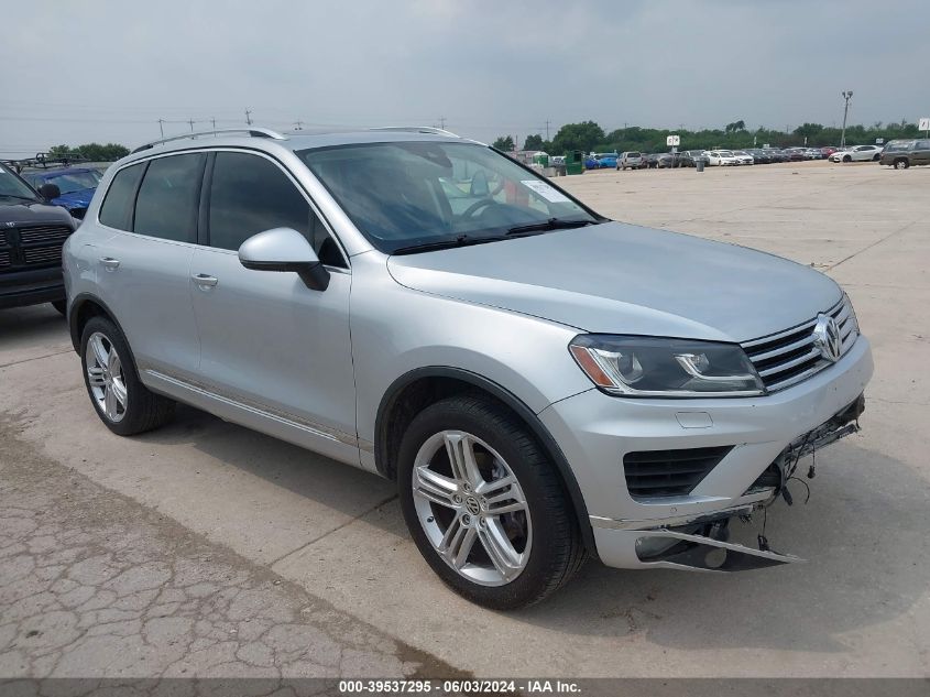 2015 VOLKSWAGEN TOUAREG V6 EXECUTIVE - WVGEF9BP0FD002394