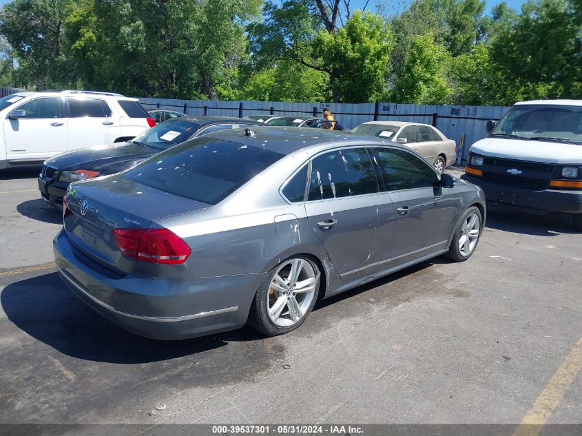 2015 Volkswagen Passat 2.0L Tdi Sel Premium VIN: 1VWCV7A3XFC005260 Lot: 39537301