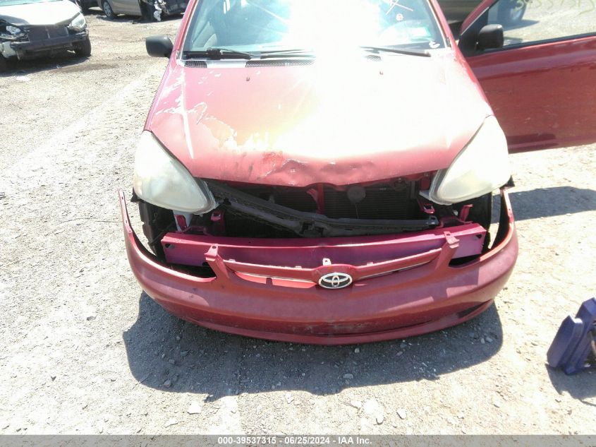 2003 Toyota Echo VIN: JTDAT123330313847 Lot: 39537315