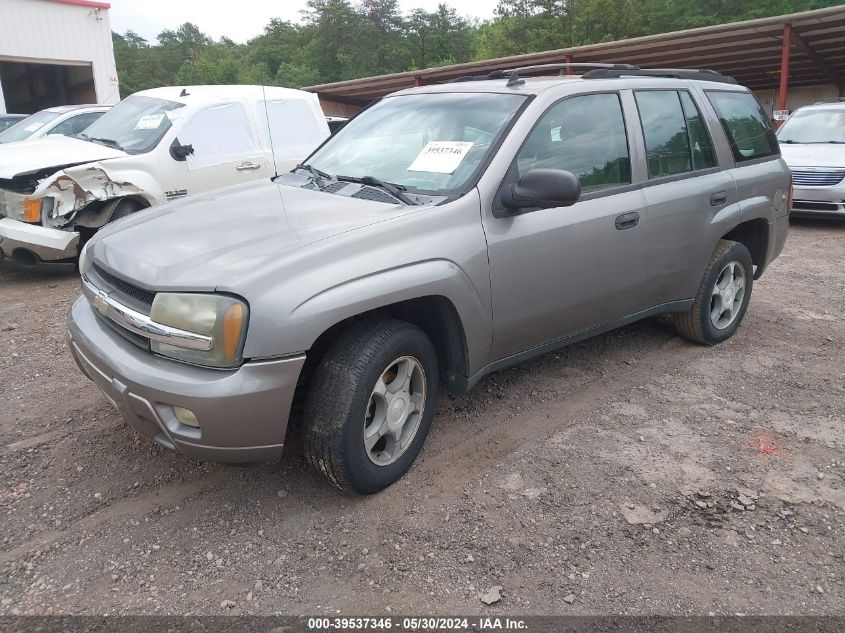 2007 Chevrolet Trailblazer Ls VIN: 1GNDS13S172161168 Lot: 39537346