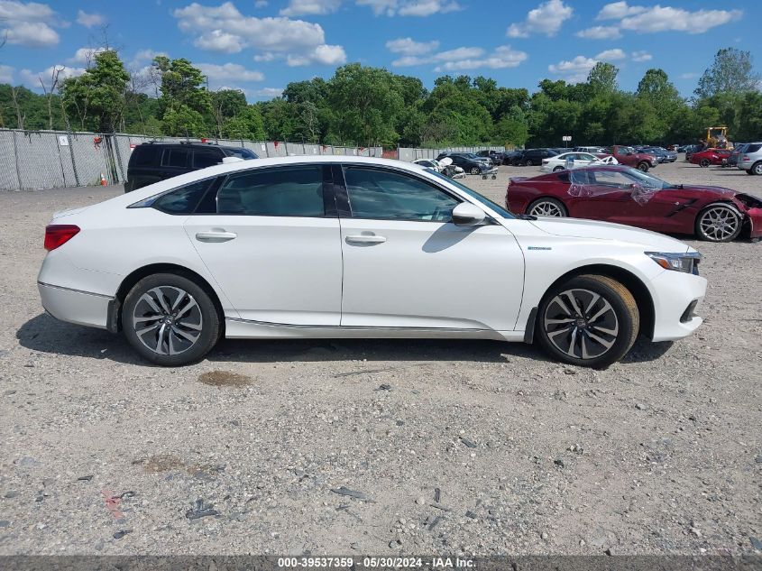 2022 Honda Accord Hybrid Ex-L VIN: 1HGCV3F59NA027154 Lot: 39537359