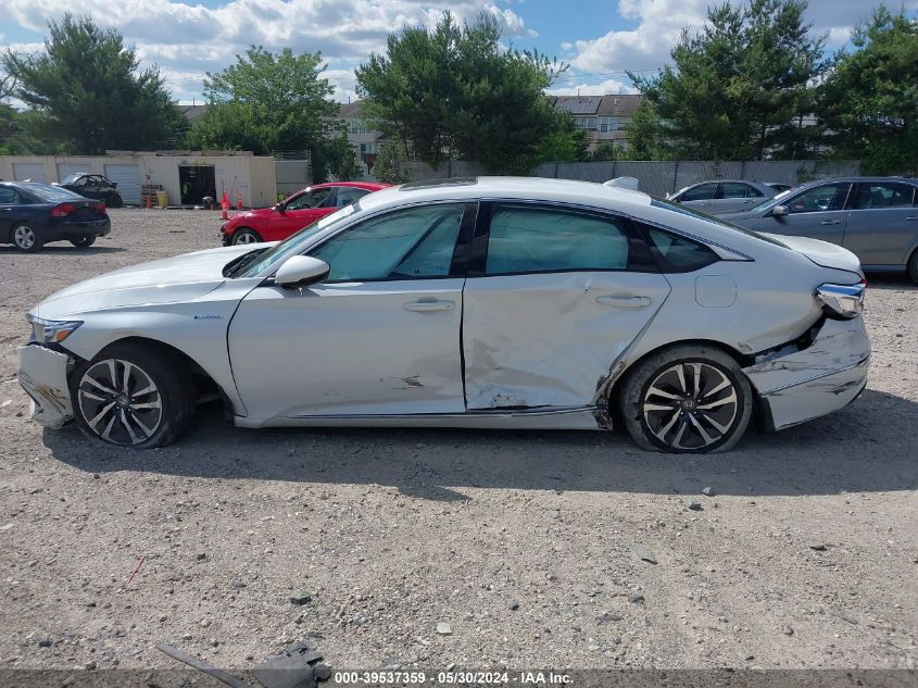 2022 Honda Accord Hybrid Ex-L VIN: 1HGCV3F59NA027154 Lot: 39537359