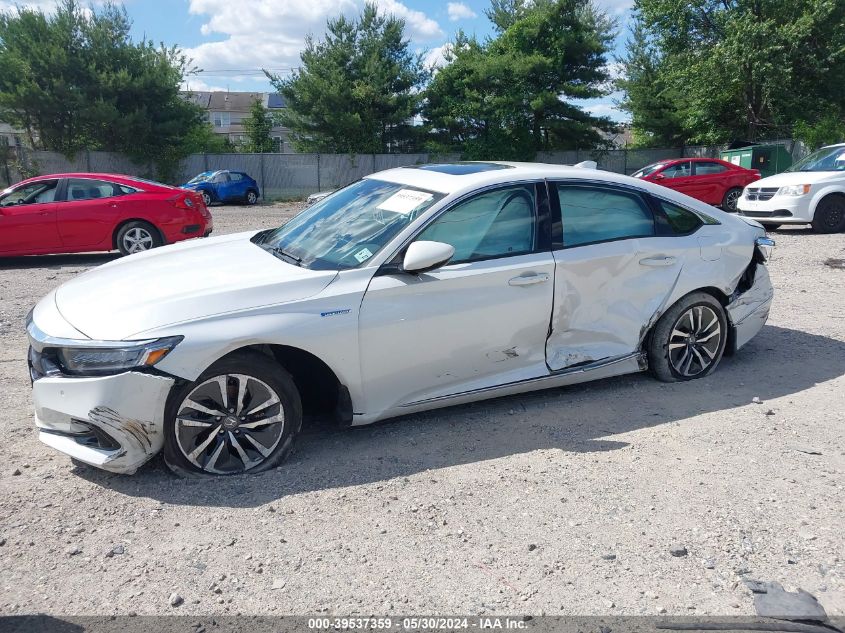 2022 Honda Accord Hybrid Ex-L VIN: 1HGCV3F59NA027154 Lot: 39537359