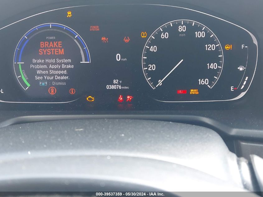 2022 Honda Accord Hybrid Ex-L VIN: 1HGCV3F59NA027154 Lot: 39537359