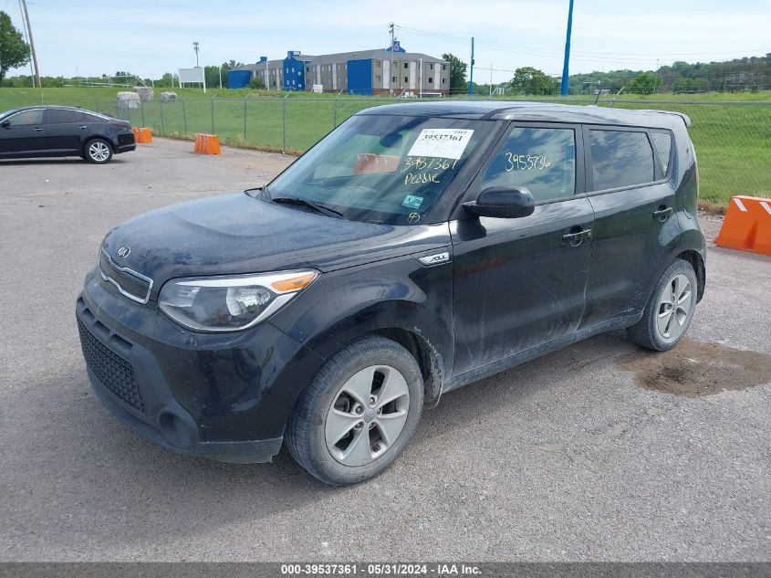 2015 Kia Soul + VIN: KNDJP3A52F7227184 Lot: 39537361