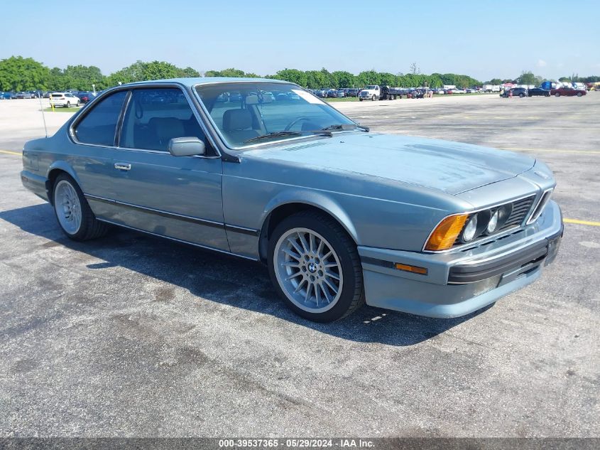 1989 BMW 635 Csi Automatic VIN: WBAEC841XK3269121 Lot: 39537365