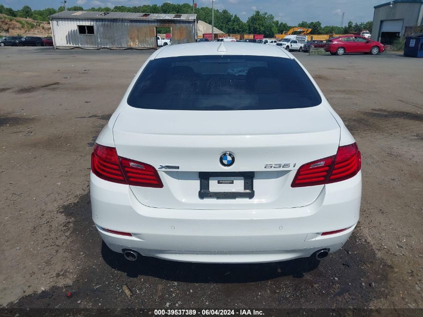 2015 BMW 535I xDrive VIN: WBA5B3C59FD540602 Lot: 39537389