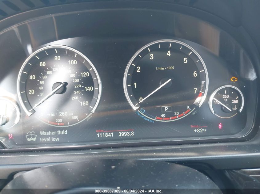 2015 BMW 535I xDrive VIN: WBA5B3C59FD540602 Lot: 39537389