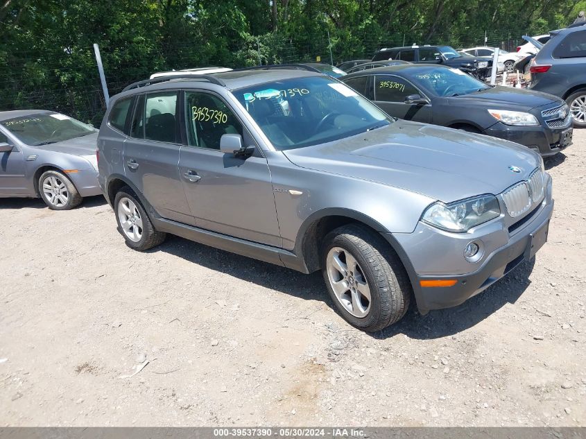 2008 BMW X3 3.0Si VIN: WBXPC93488WJ14851 Lot: 39537390