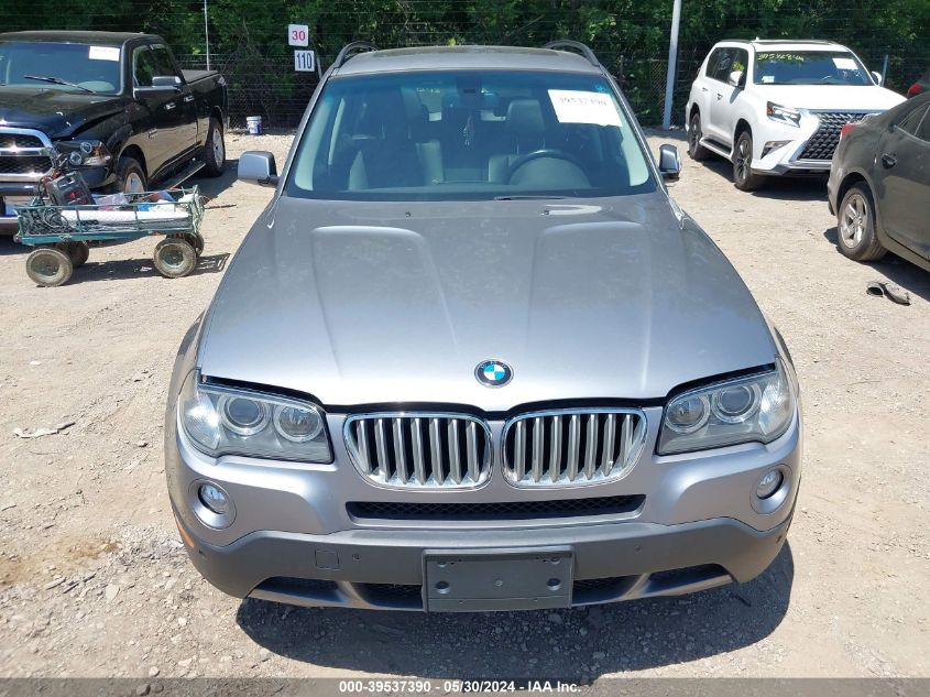 2008 BMW X3 3.0Si VIN: WBXPC93488WJ14851 Lot: 39537390