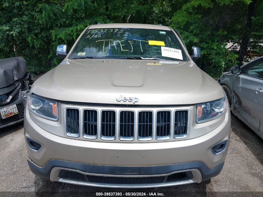 2014 Jeep Grand Cherokee Limited VIN: 1C4RJFBG6EC303288 Lot: 39537393