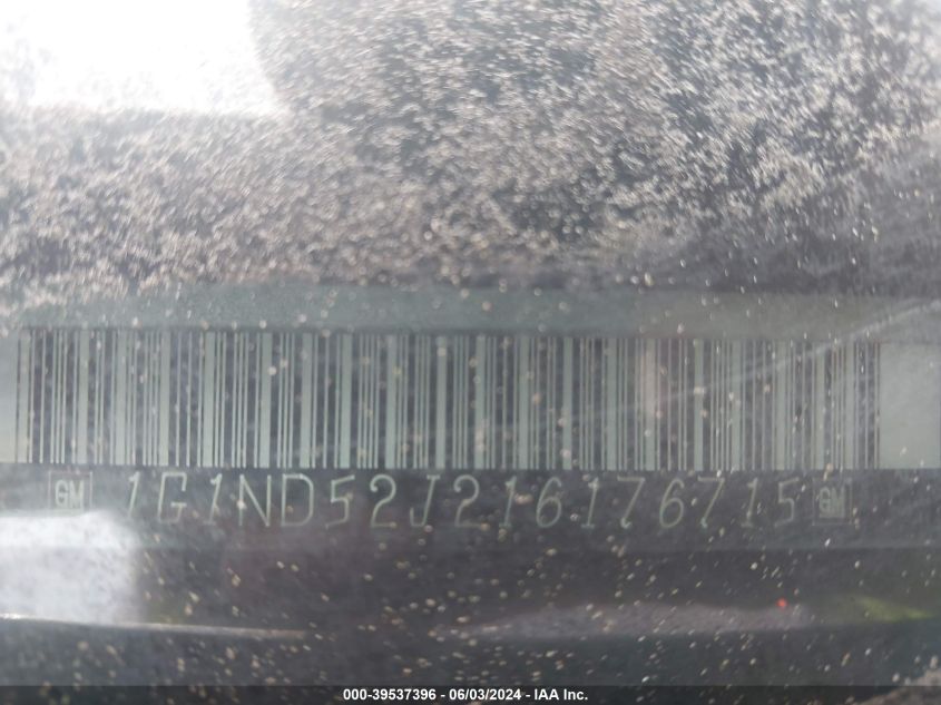 2001 Chevrolet Malibu VIN: 1G1ND521216176715 Lot: 39537396