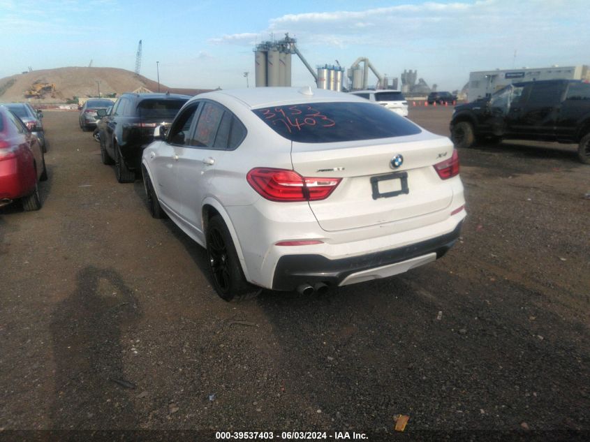 2017 BMW X4 xDrive28I VIN: 5UXXW3C59H0T77717 Lot: 39537403