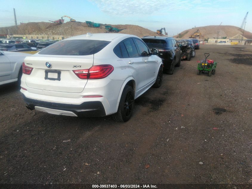 2017 BMW X4 xDrive28I VIN: 5UXXW3C59H0T77717 Lot: 39537403