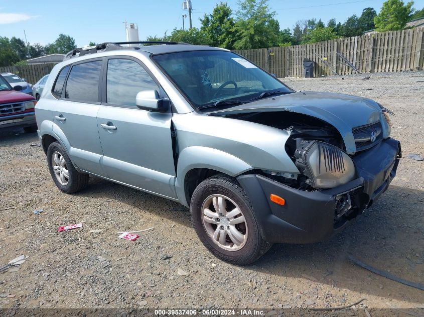 2006 Hyundai Tucson Gls/Limited VIN: KM8JN72D36U374128 Lot: 39537406