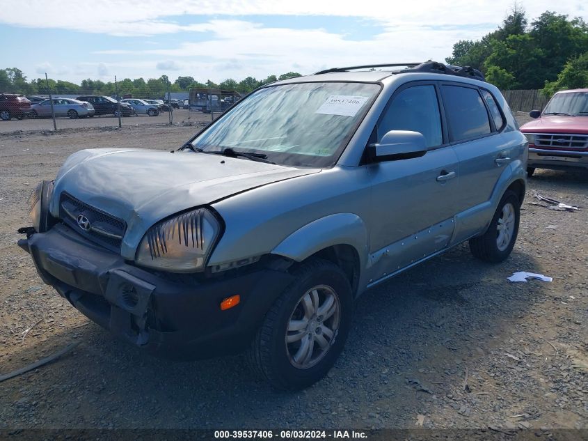 2006 Hyundai Tucson Gls/Limited VIN: KM8JN72D36U374128 Lot: 39537406