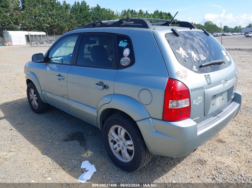 2006 Hyundai Tucson Gls/Limited VIN: KM8JN72D36U374128 Lot: 39537406