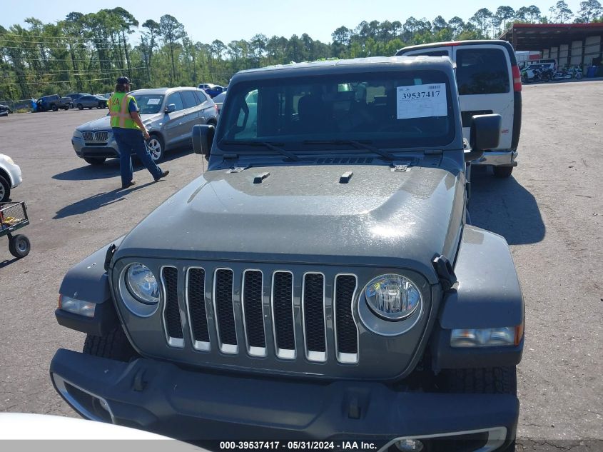 2021 Jeep Wrangler Unlimited Sahara 4X4 VIN: 1C4HJXEG9MW803875 Lot: 39537417