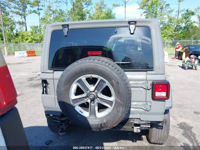 2021 Jeep Wrangler Unlimited Sahara 4X4 VIN: 1C4HJXEG9MW803875 Lot: 39537417