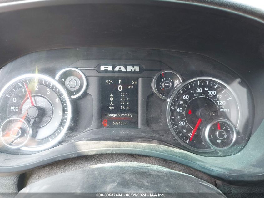 2022 Ram 2500 Big Horn/Lone Star VIN: 3C6UR5DJ0NG119913 Lot: 39537434