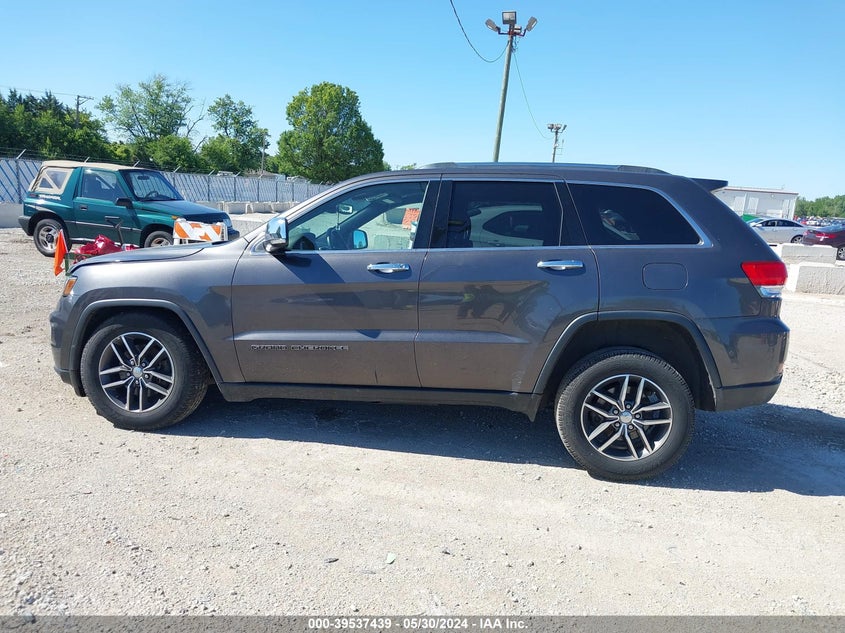 VIN 1C4RJFBG1HC635207 2017 JEEP GRAND CHEROKEE LIMITED 4X4