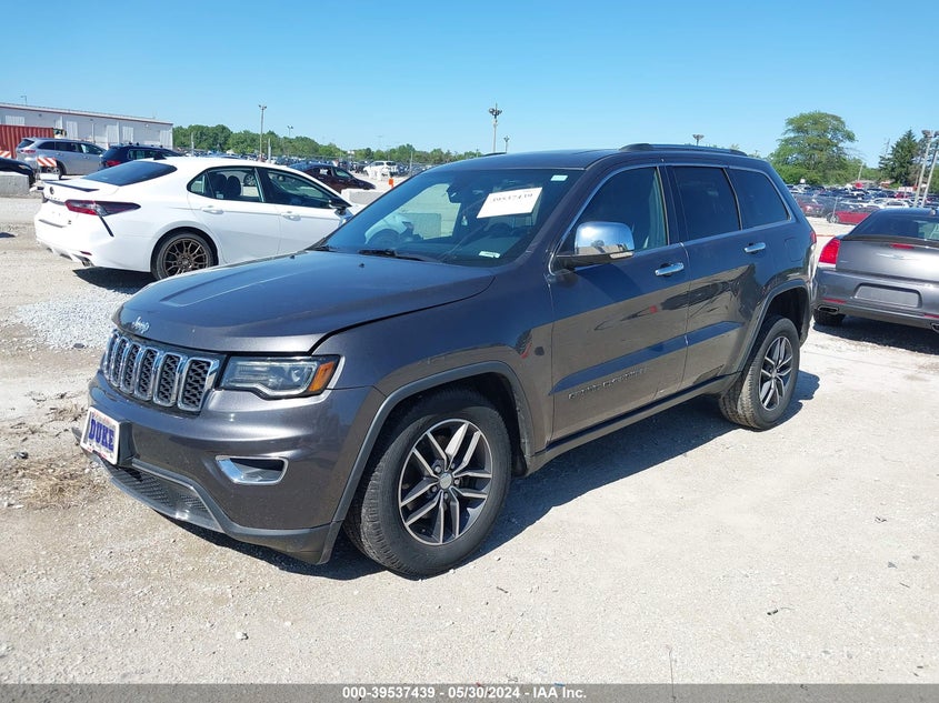 VIN 1C4RJFBG1HC635207 2017 JEEP GRAND CHEROKEE LIMITED 4X4